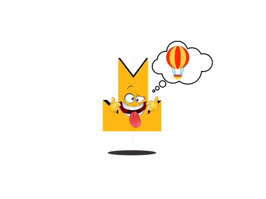 👑 Hot Air Balloon - Crown Emoji Lens