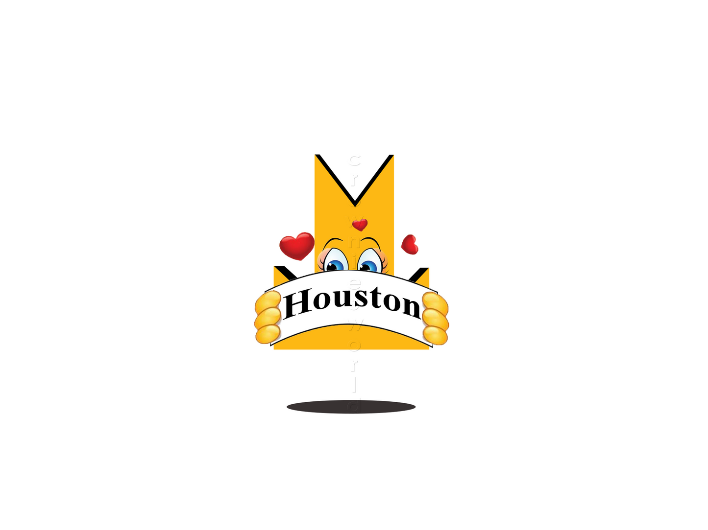 👑 Houston - Crown Emoji Lens