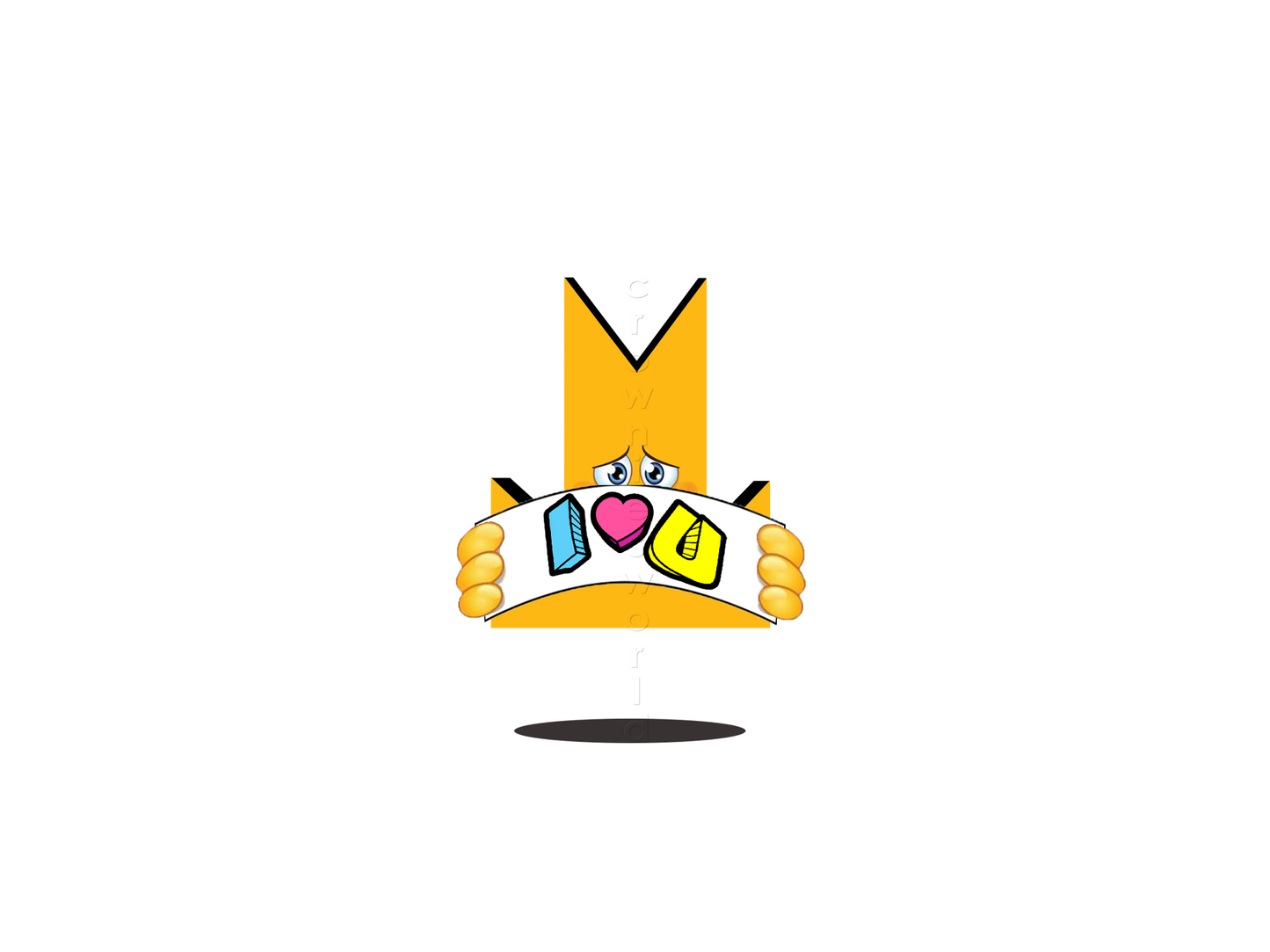 👑 I Love You - Crown Emoji Lens ♥️