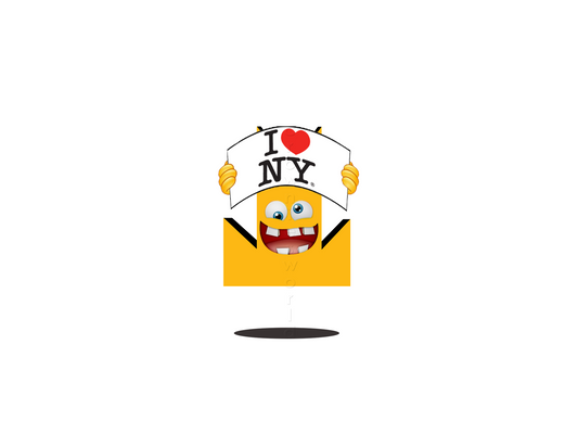 👑 I love NY - Crown Emoji Lens 🗽