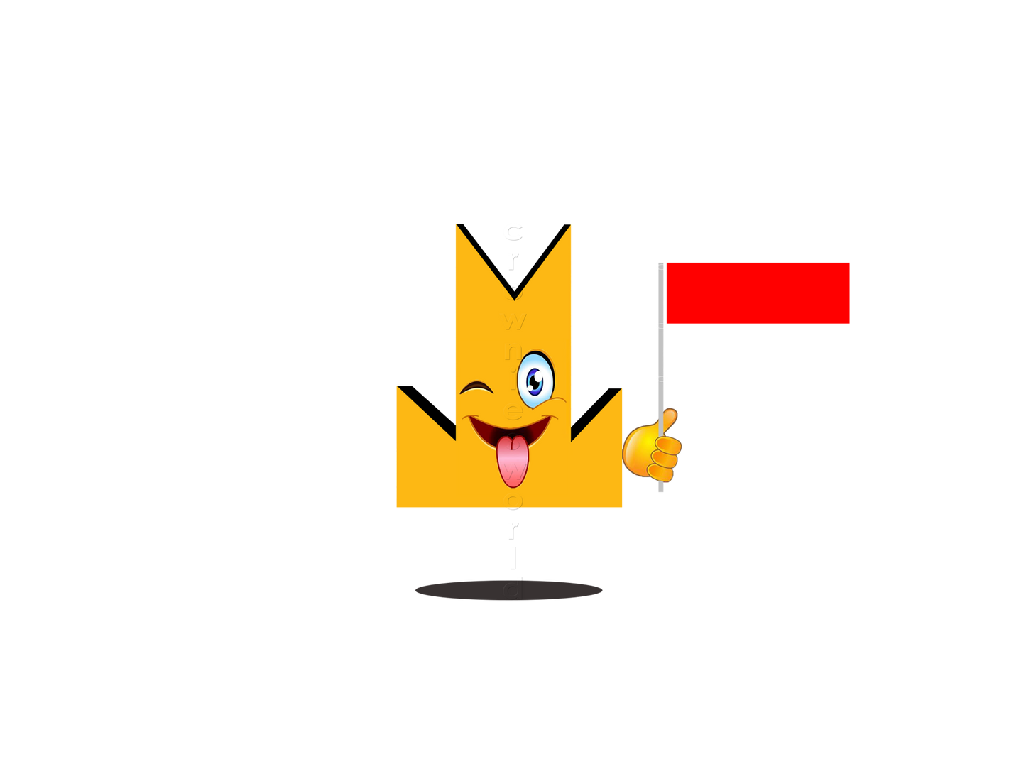 👑 Indonesia Flag - Crown Emoji Lens 🇮🇩