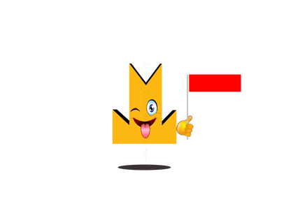 👑 Indonesia Flag - Crown Emoji Lens 🇮🇩