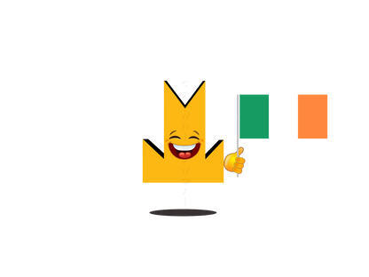 👑 Ireland Flag - Crown Emoji Lens 🇮🇪