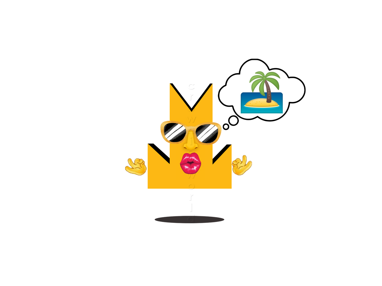 👑 Island - Crown Emoji Lens 🏝️