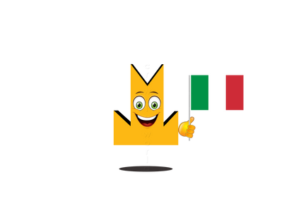 👑 Italy Flag - Crown Emoji Lens 🇮🇹