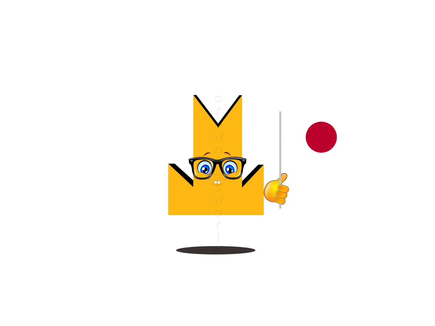 👑 Japan Flag - Crown Emoji Lens 🇯🇵