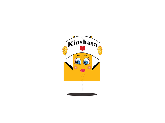 👑 Kinshasa - Crown Emoji Lens