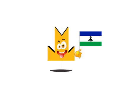 👑 Lesotho Flag - Crown Emoji Lens 🇱🇸