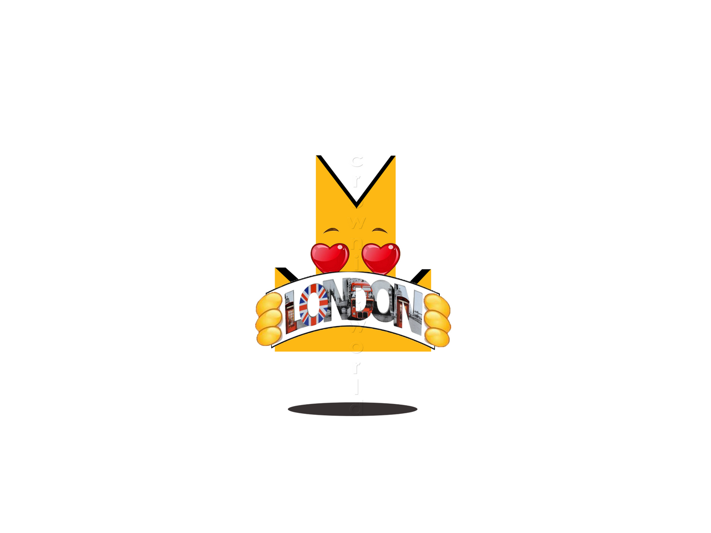 👑 London - Crown Emoji Lens