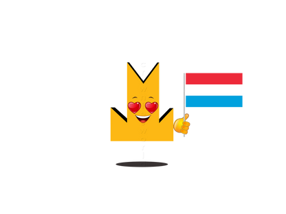 👑 Luxembourg Flag - Crown Emoji Lens 🇱🇺