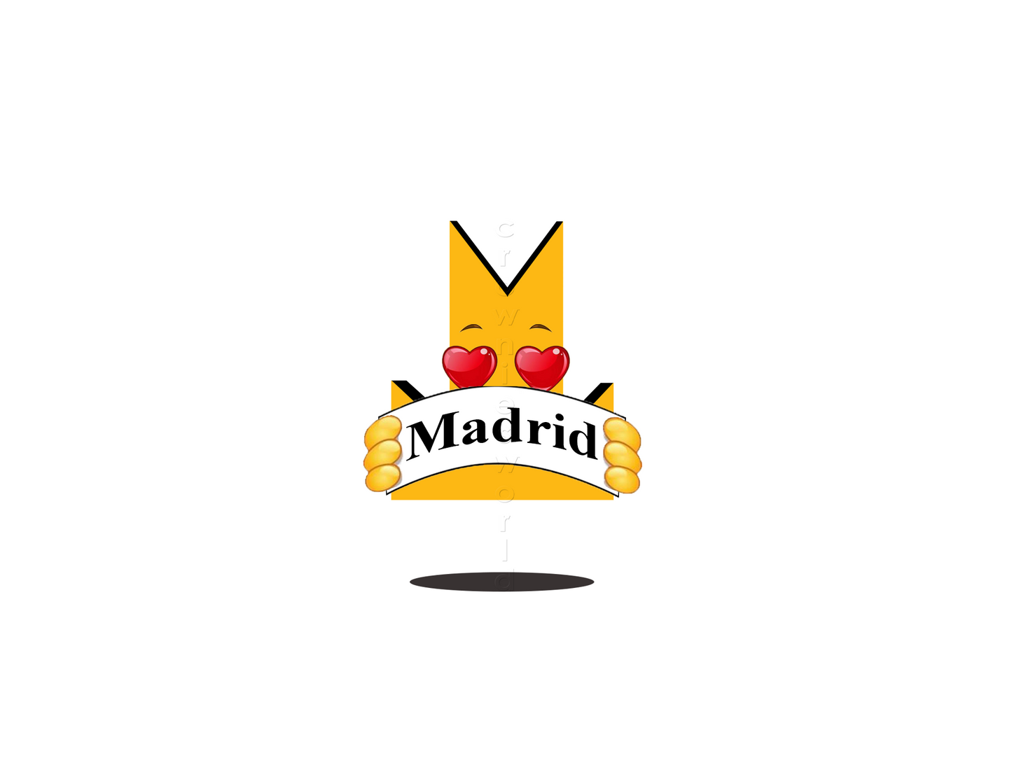 👑 Madrid - Crown Emoji Lens