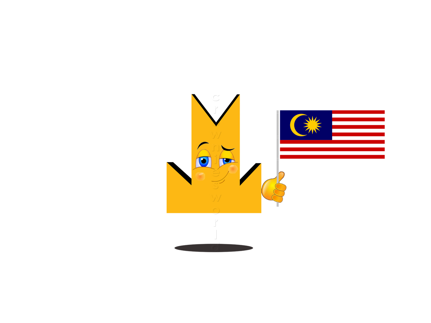 👑 Malaysia Flag - Crown Emoji Lens 🇲🇾