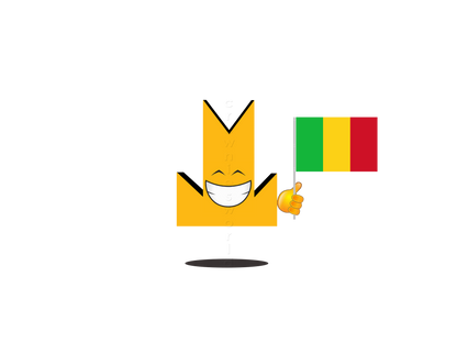 👑 Mali Flag - Crown Emoji Lens 🇲🇱