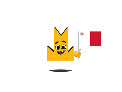 👑 Malta Flag - Crown Emoji Lens 🇲🇹