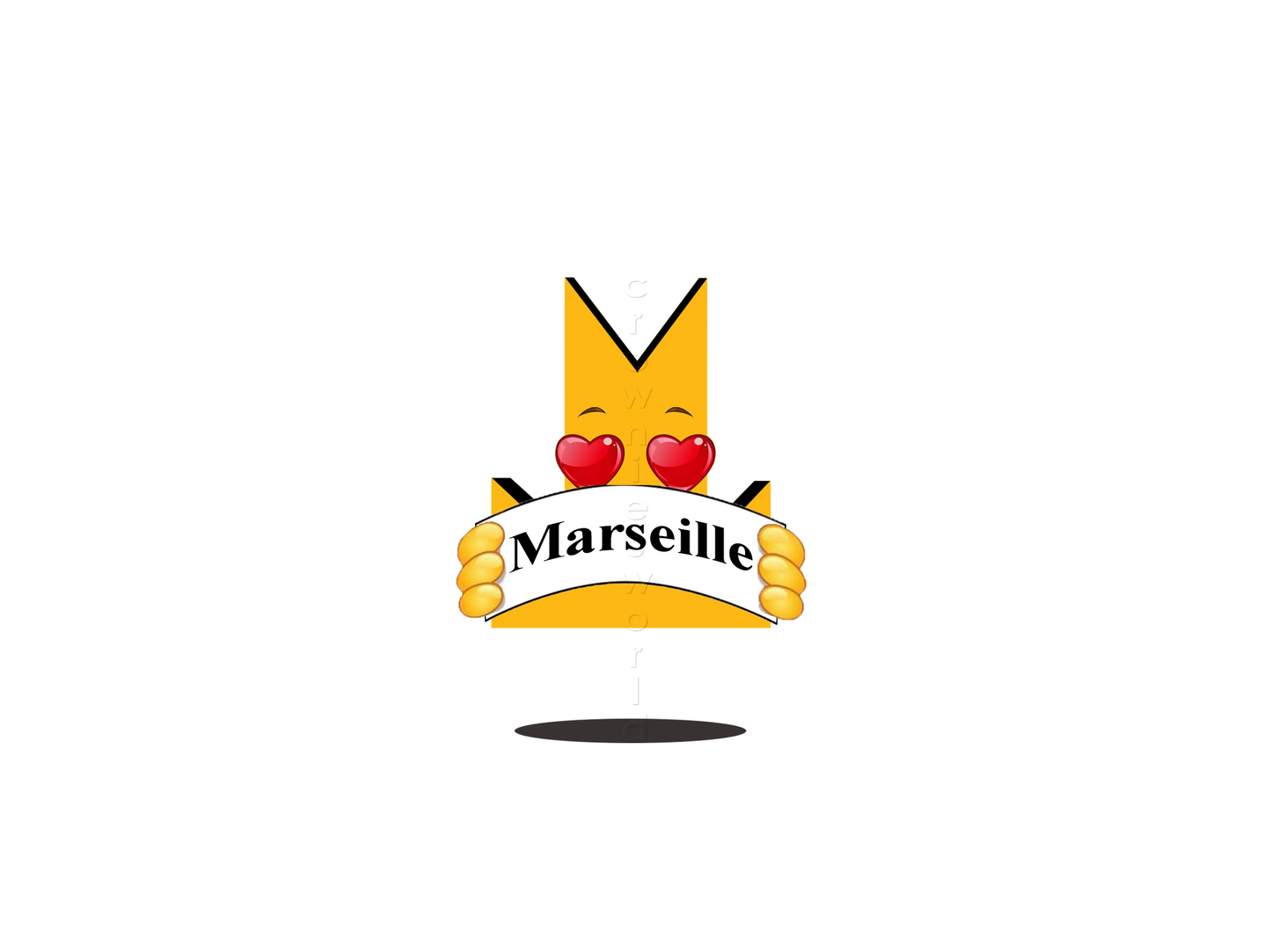 👑 Marseille - Crown Emoji Lens