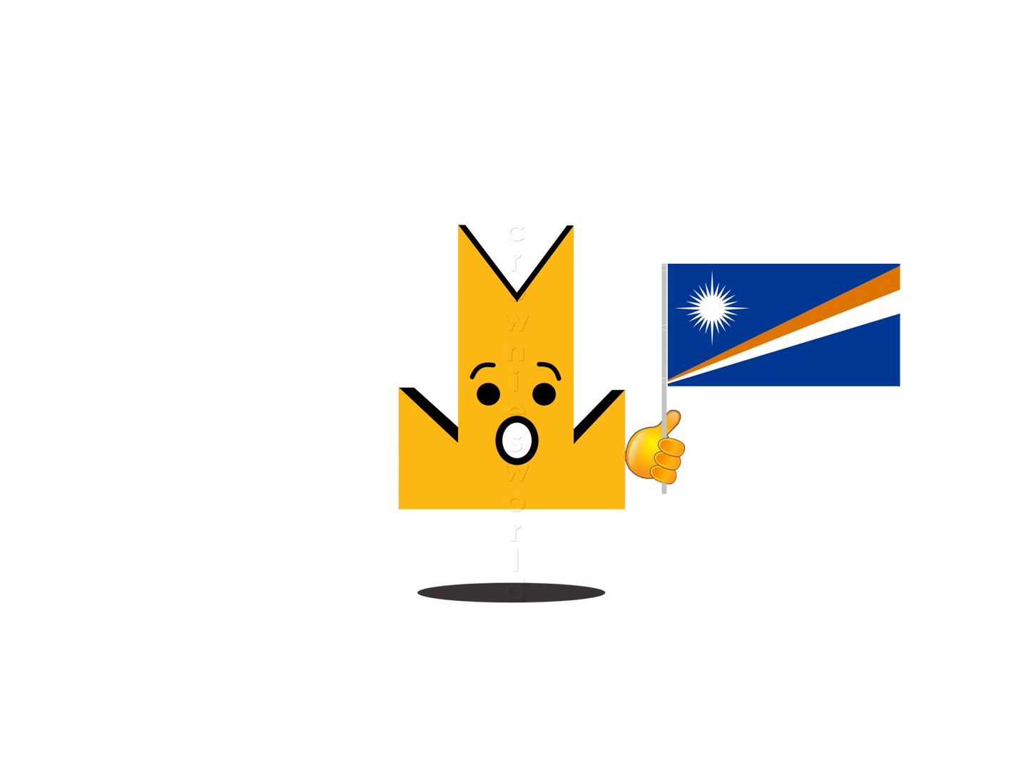 👑 Marshall Islands Flag - Crown Emoji Lens 🇲🇭