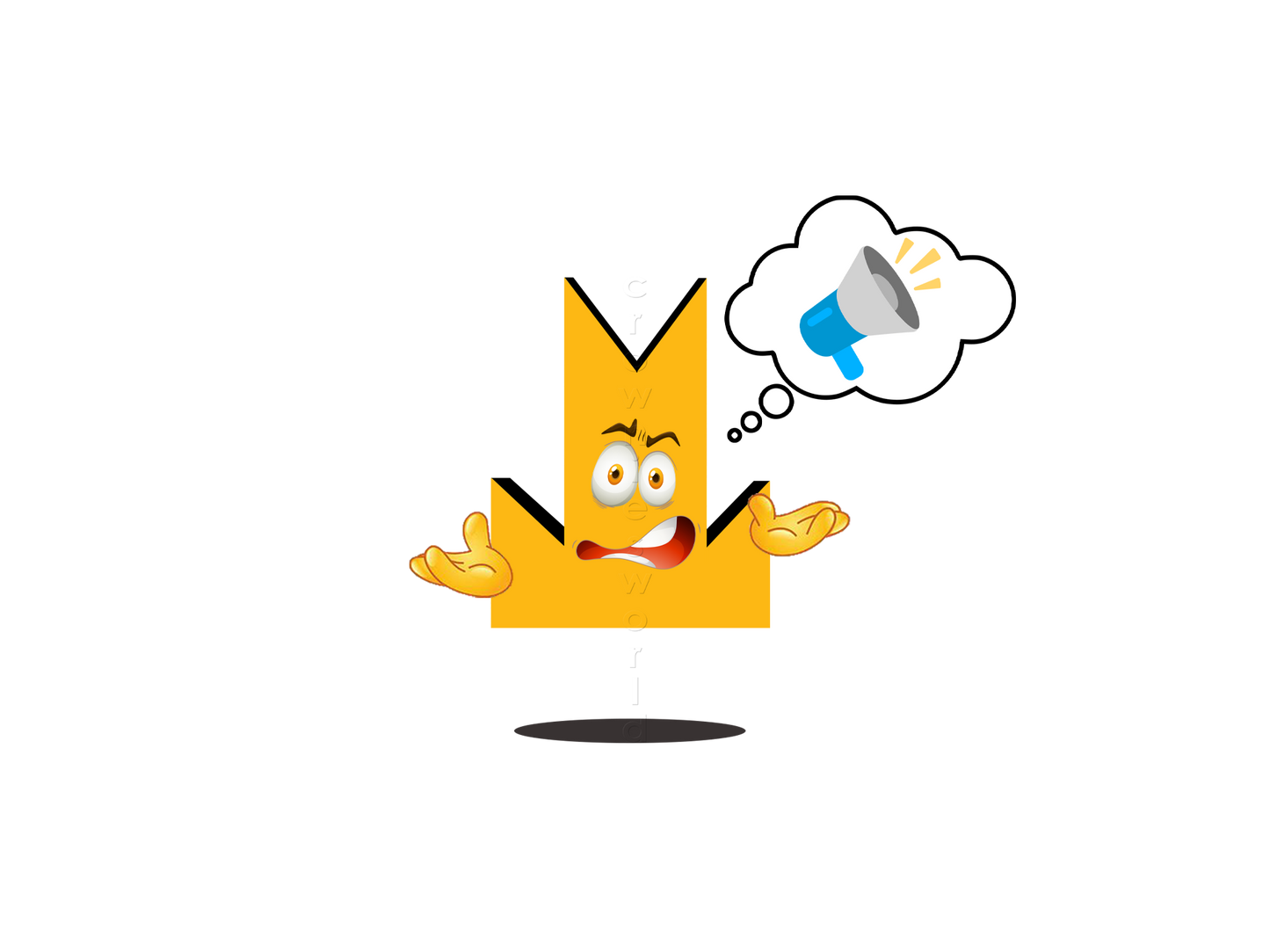 👑 Megaphone - Crown Emoji Lens 📢