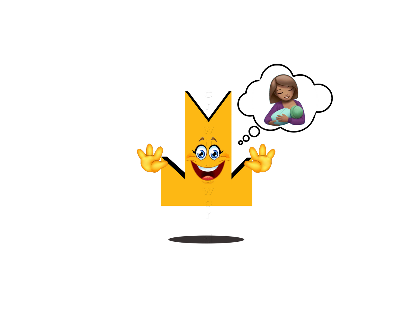 👑 Mom - Crown Emoji Lens 🤱