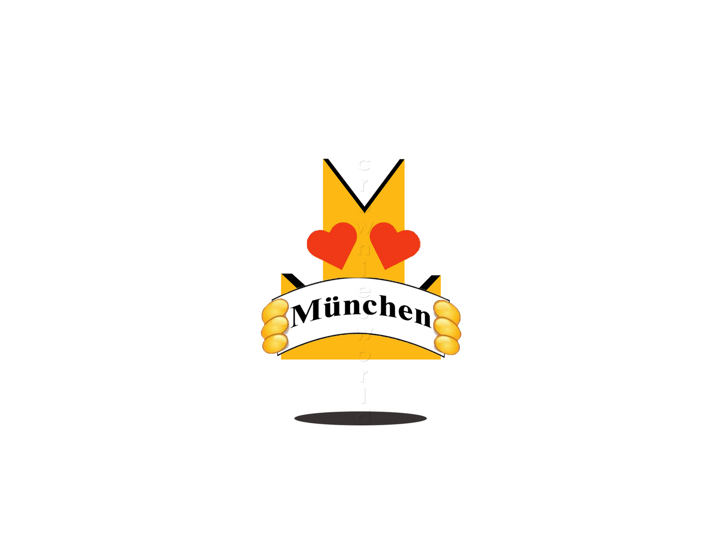 👑 München - Crown Emoji Lens