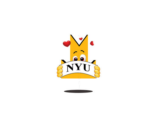 👑 NYU - Crown Emoji Lens 🎓