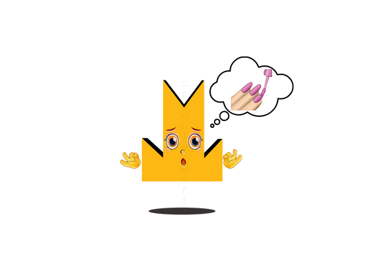 👑 Manicure - Crown Emoji Lens 💅