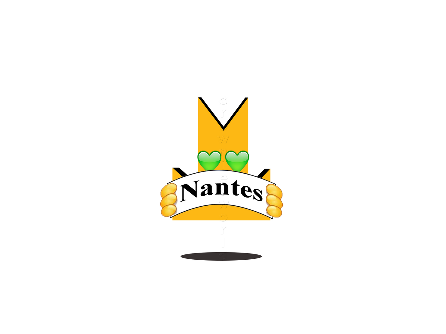 👑 Nantes - Crown Emoji Lens