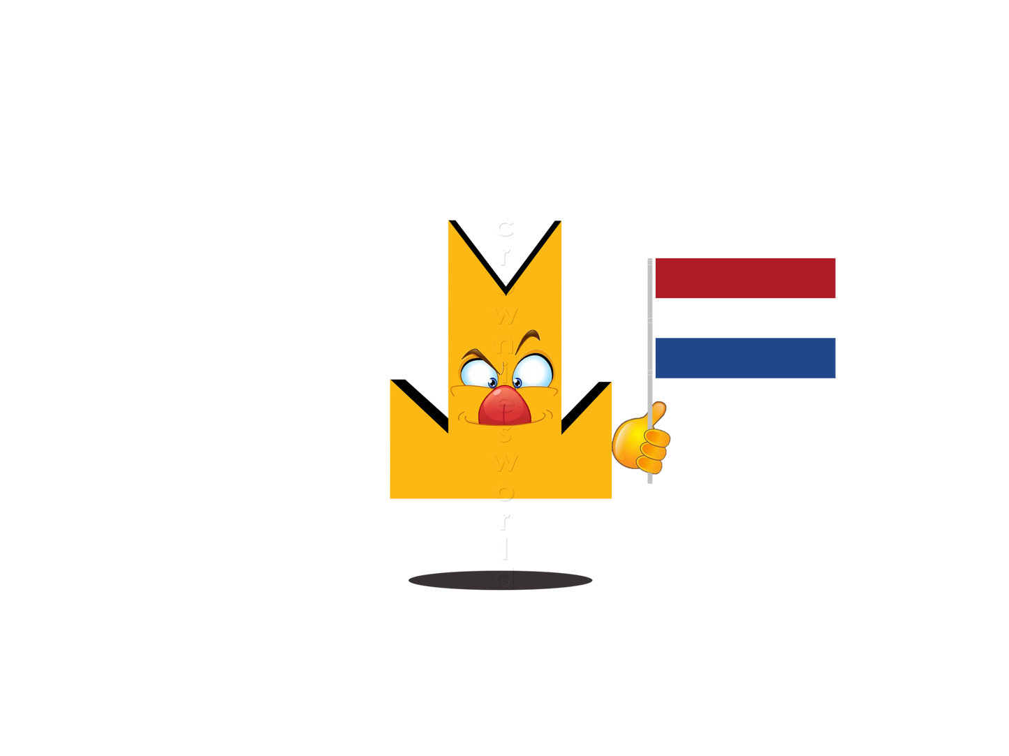 👑 Netherlands Flag - Crown Emoji Lens 🇳🇱