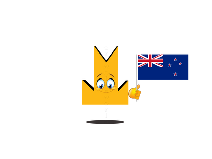 👑 New Zealand Flag - Crown Emoji Lens 🇳🇿