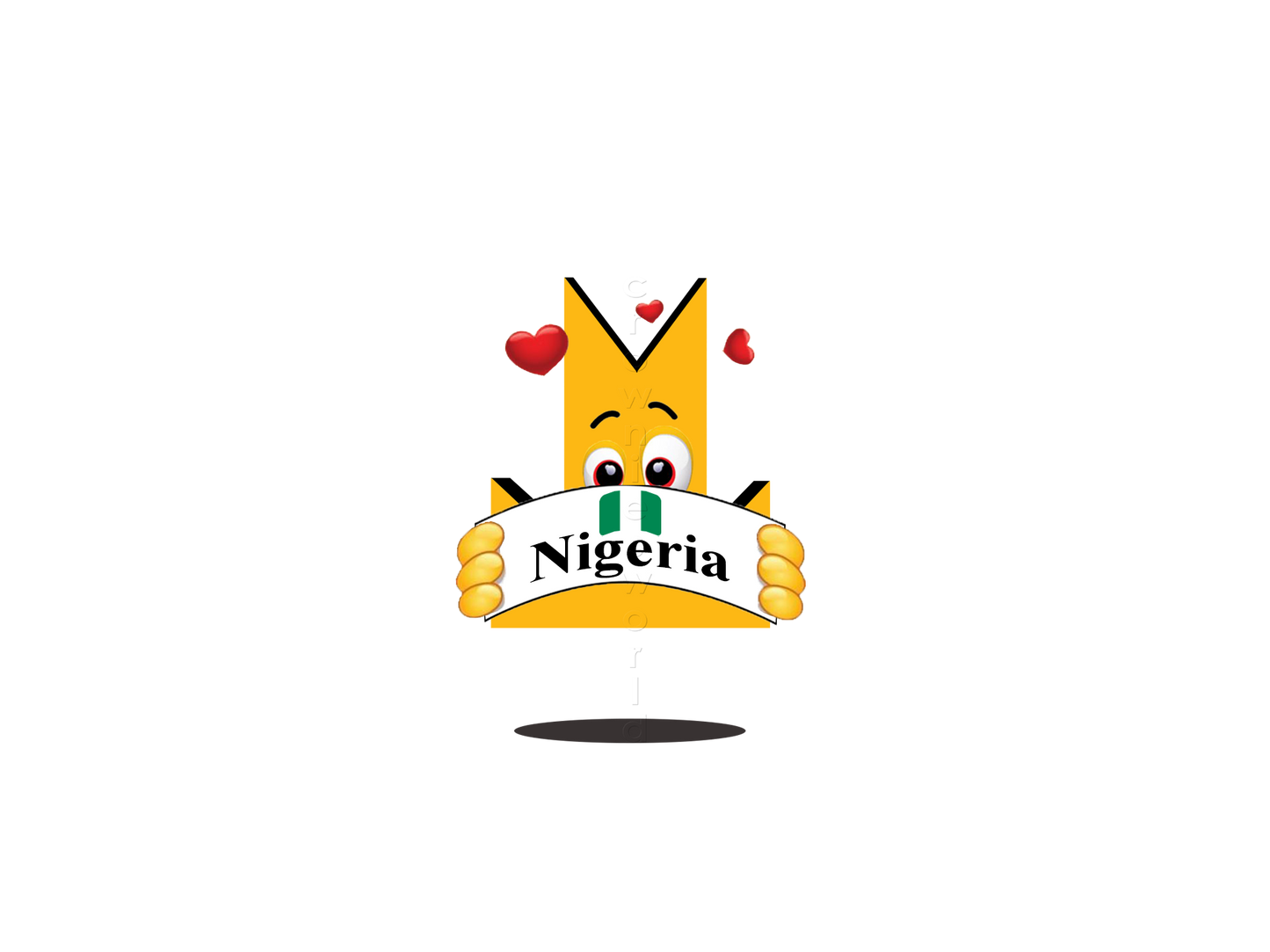 👑 Nigeria - Crown Emoji Lens