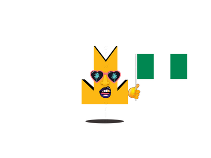 👑 Nigeria Flag - Crown Emoji Lens 🇳🇬