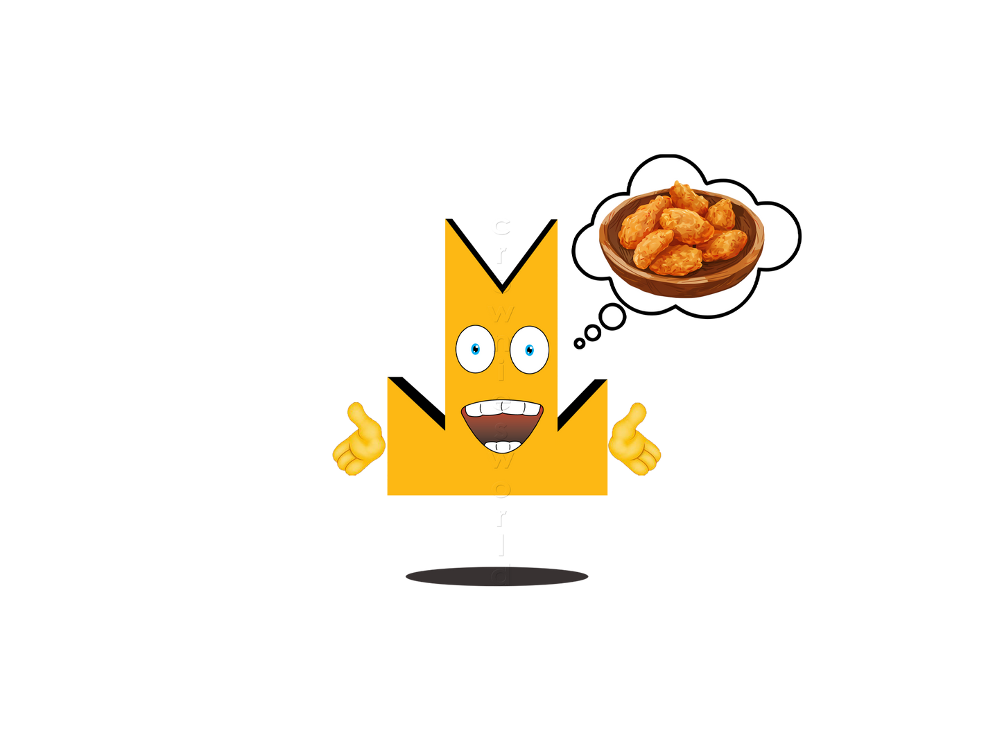 👑 Nuggets - Crown Emoji Lens 🍗