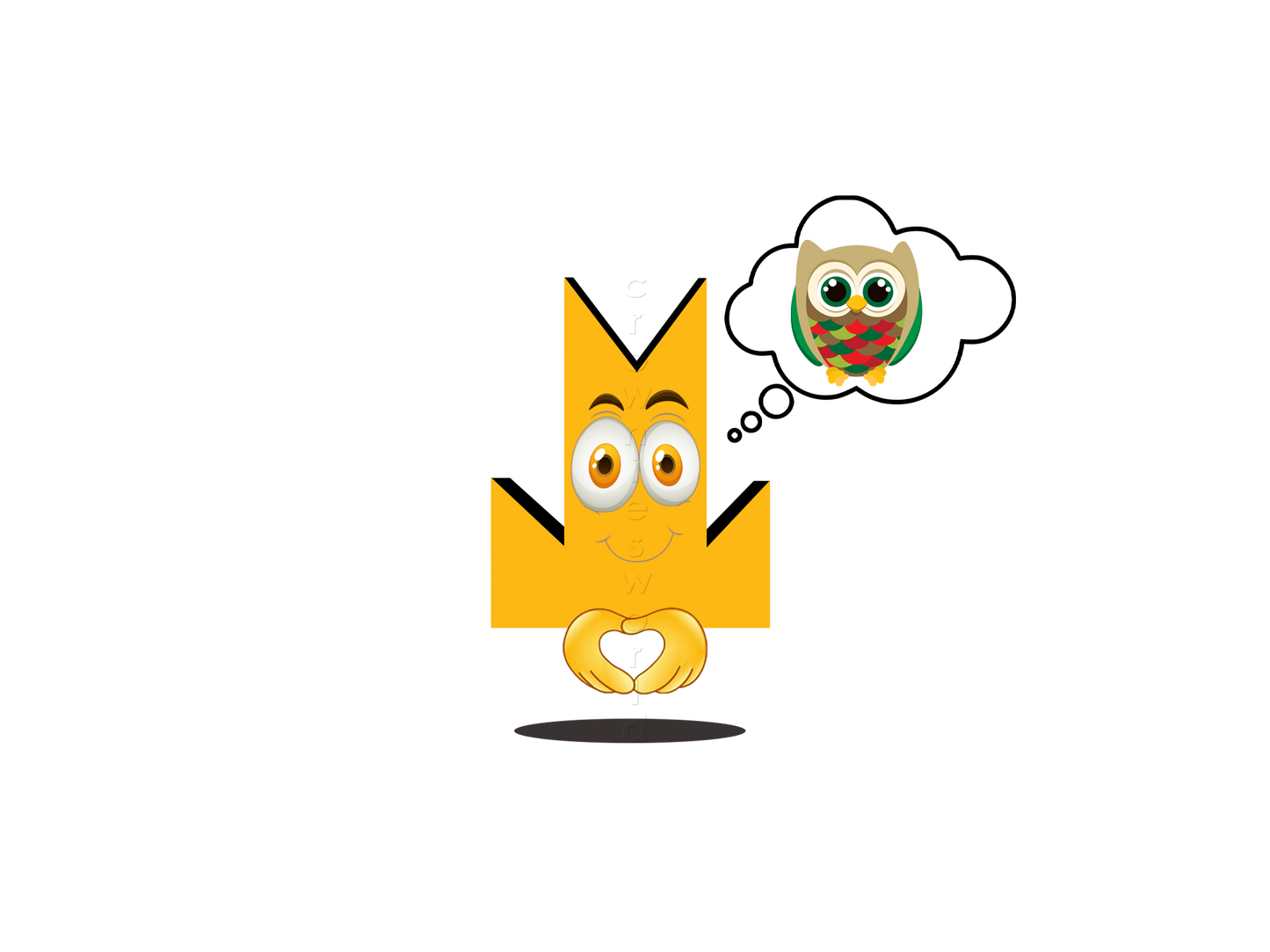 👑 Owl - Crown Emoji Lens 🦉