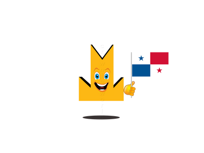 👑 Panama Flag - Crown Emoji Lens 🇵🇦