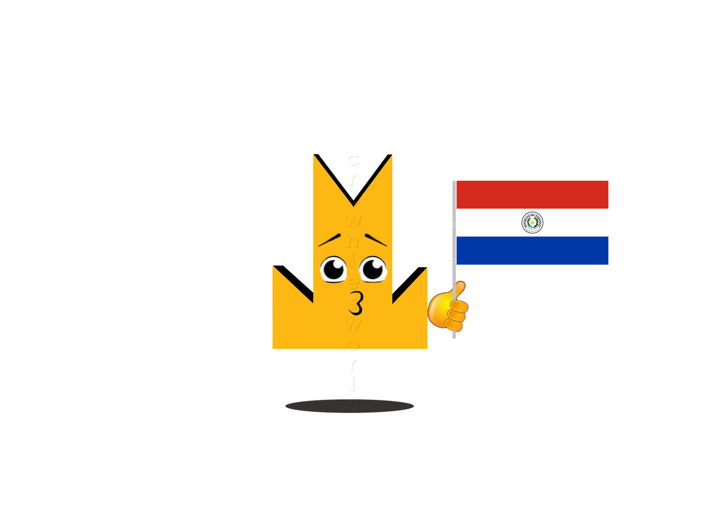 👑 Paraguay Flag - Crown Emoji Lens 🇵🇾