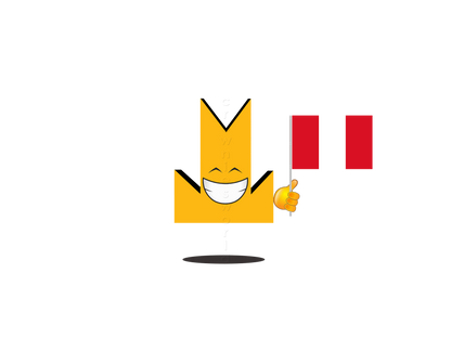 👑 Peru Flag - Crown Emoji Lens 🇵🇪