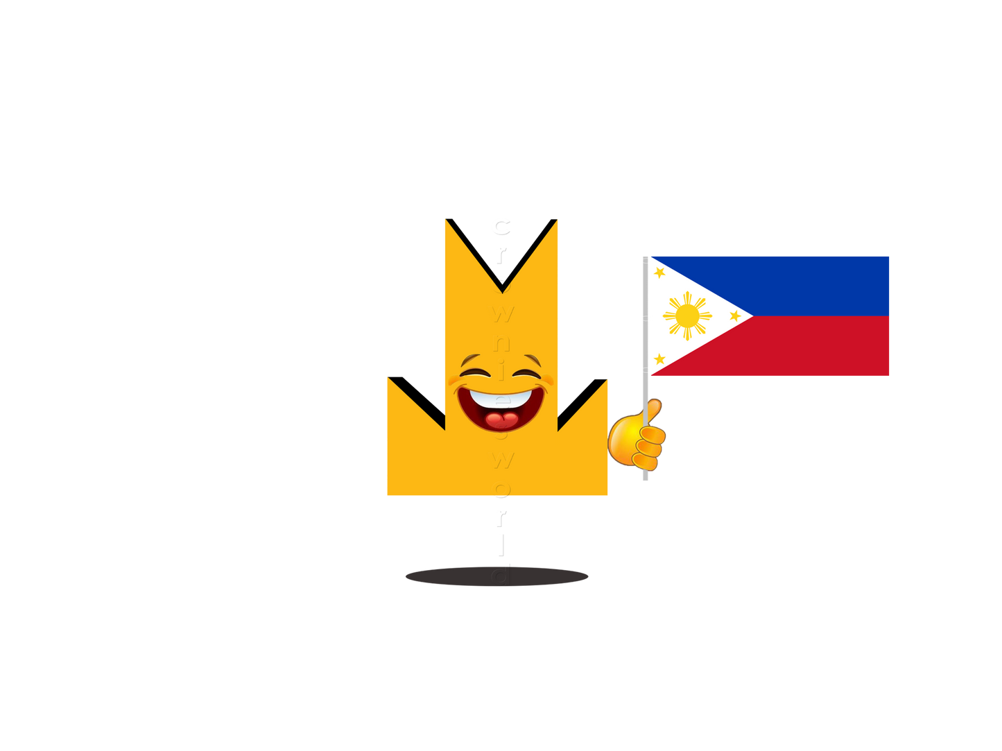 👑 Philippines Flag - Crown Emoji Lens 🇵🇭