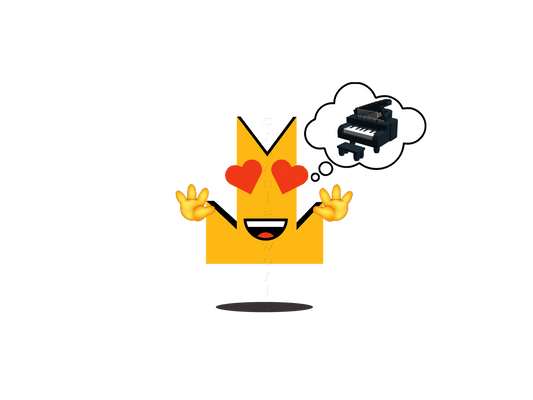 👑 Piano - Crown Emoji Lens 🎹