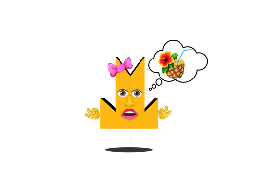 👑 Pineapple Juice - Crown Emoji Lens 🍹