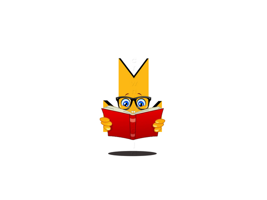 👑 Reading - Crown Emoji Lens 📙