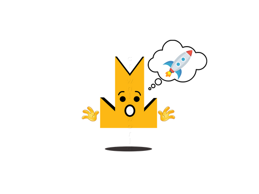 👑 Rocket - Crown Emoji Lens 🚀