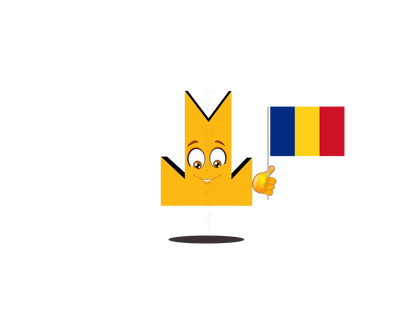 👑 Romania Flag - Crown Emoji Lens 🇷🇴