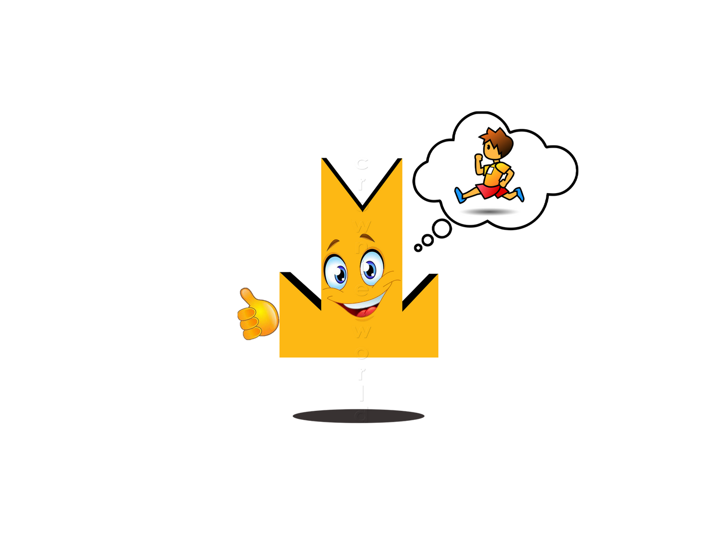 👑 Running - Crown Emoji Lens 🏃