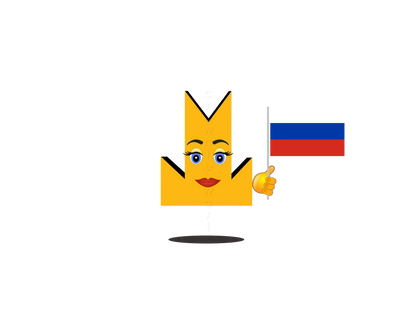 👑 Russia Flag - Crown Emoji Lens 🇷🇺