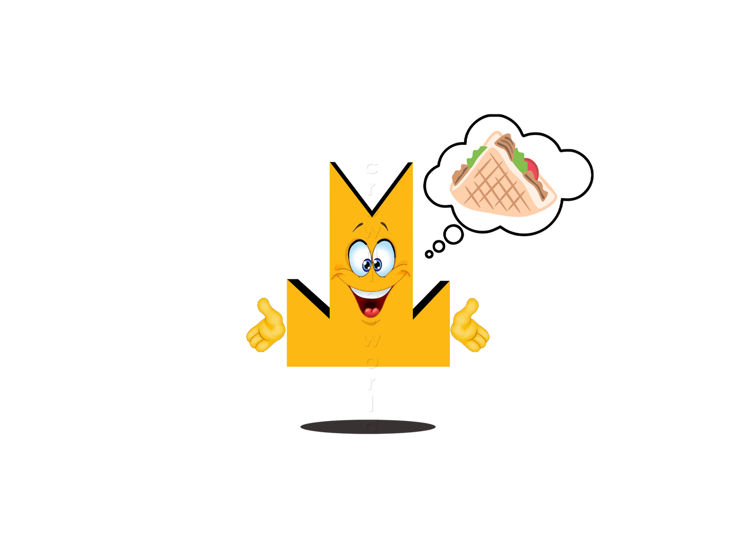 👑 Sandwich - Crown Emoji Lens 🥪