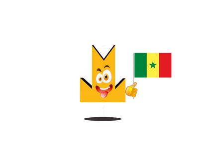 👑 Senegal Flag - Crown Emoji Lens 🇸🇳