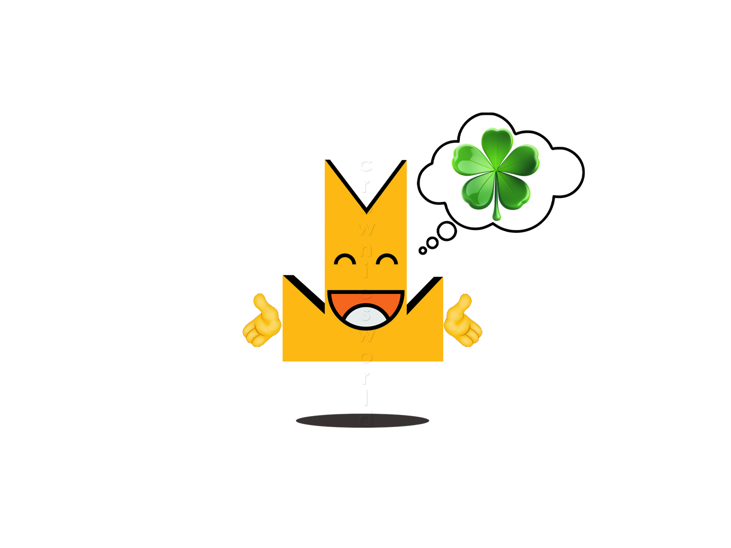 👑 Shamrock - Crown Emoji Lens 🍀