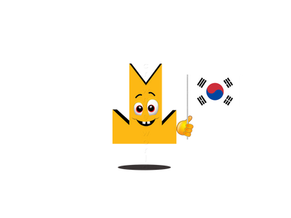 👑 South Korea Flag - Crown Emoji Lens 🇰🇷