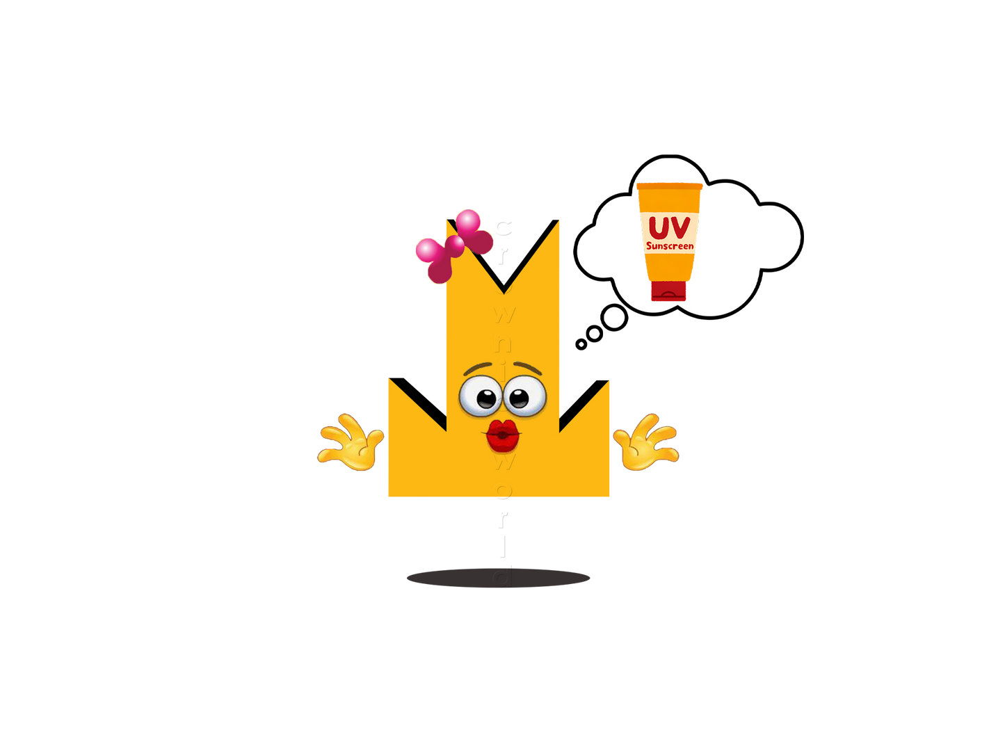 👑 Sunscreen Cream - Crown Emoji Lens ☀️