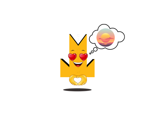 👑 Sunset - Crown Emoji Lens 🌇