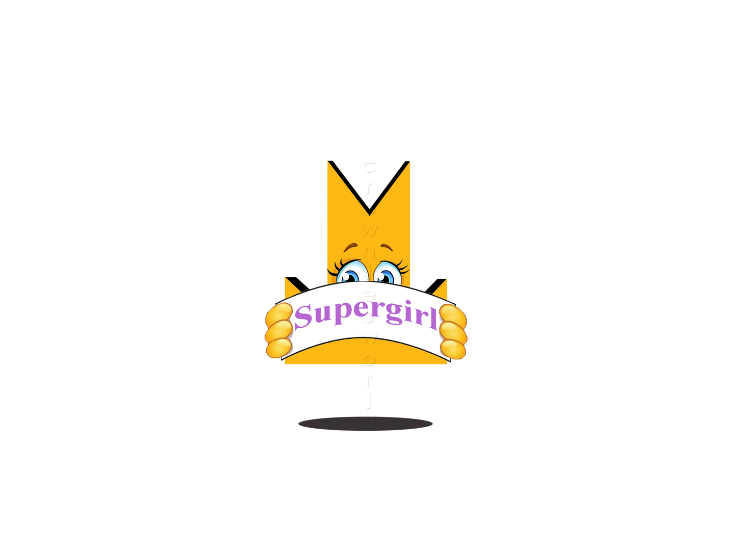 👑 Supergirl - Crown Emoji Lens 👧